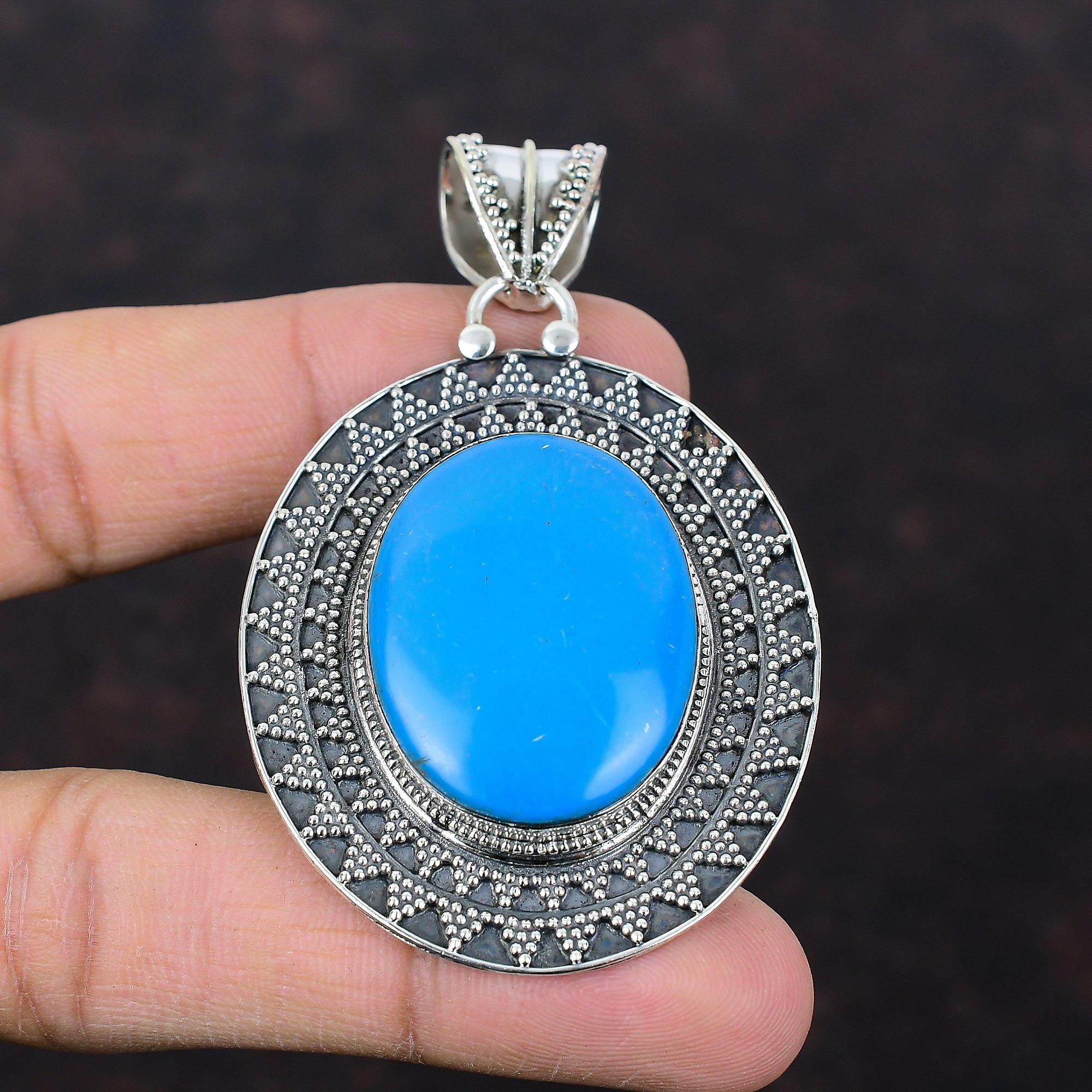 Frumoasa adormită pandantiv turcoaz Bijuterii lucrate manual pandantiv din argint 925 pandantiv cu pietre prețioase pandantiv vintage minunat cadou de aniversare