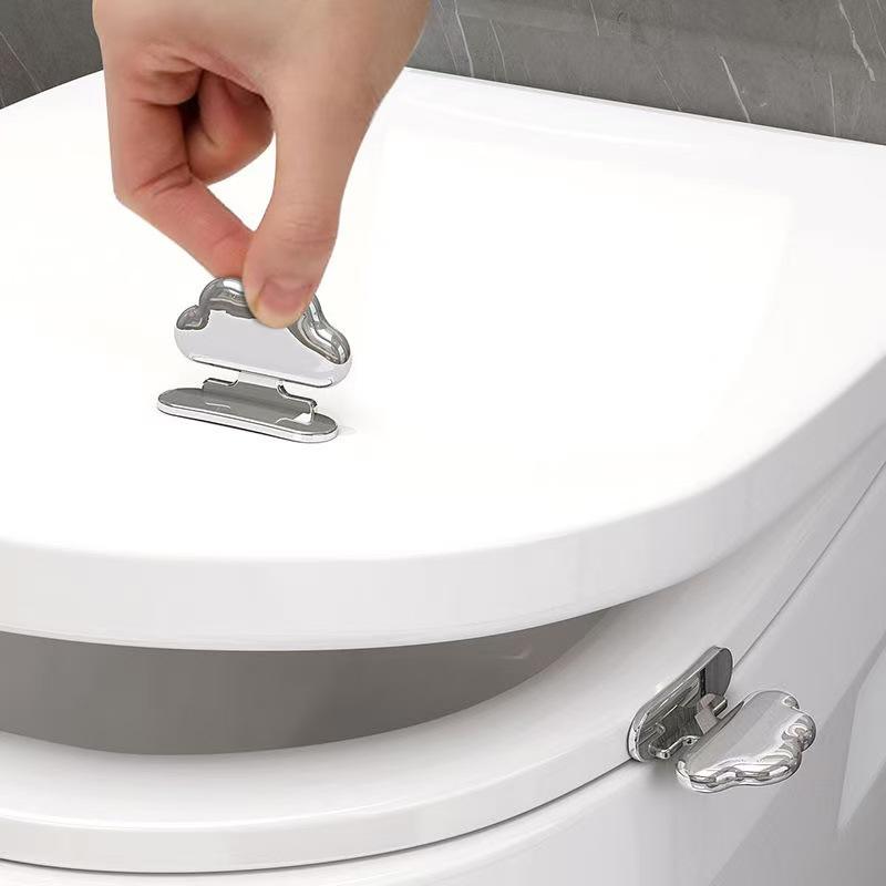 2PCS Toilet Lid Opener Household Toilet Seatl Lid Lifter Sanitary Handle Avoid Touching Toilet Lid Bathroom Accessories Hook