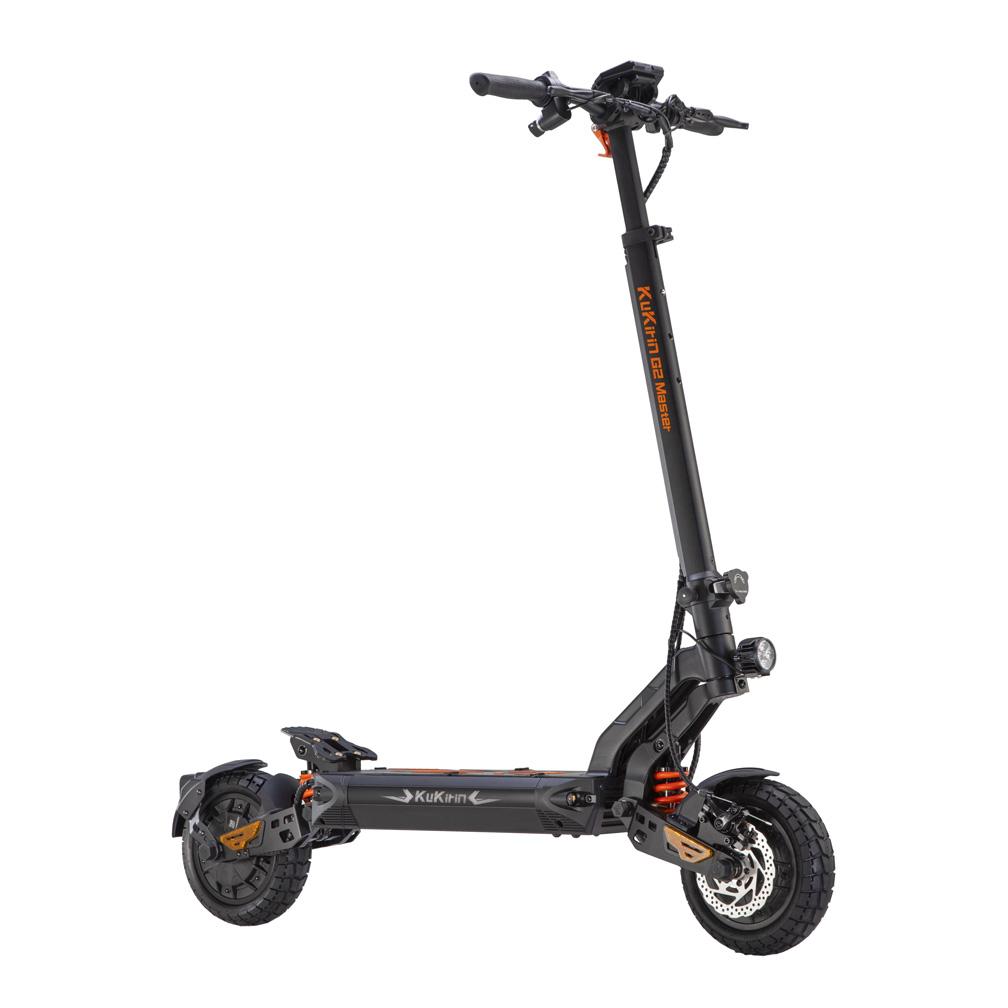 KuKirin G2 Master 60km/h All-Terrain E-Scooter 2×1000W, 52V 20.8Ah, Doppelscheibenbremsen, Hydraulische Stoßdämpfer, 10" Offroad-Reifen, IP54 Wasserdicht