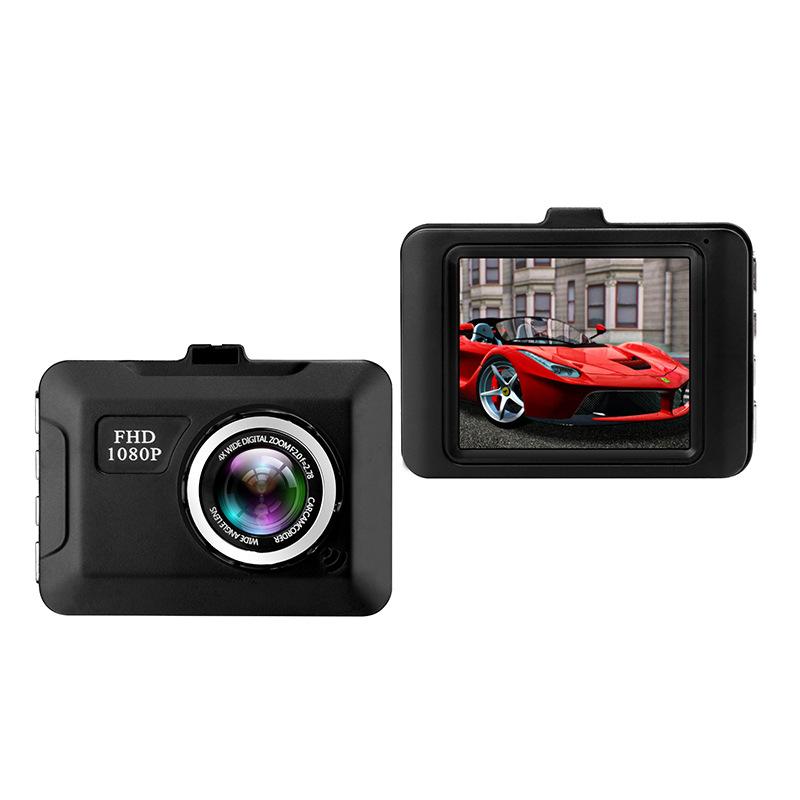 Kamera samochodowa HD 1080P, Czarna skrzynka samochodowa, Urządzenie do widzenia nocnego, Rejestrator wideo, Rejestrator z ekranem IPS, Rejestrator z nagrywaniem w pętli