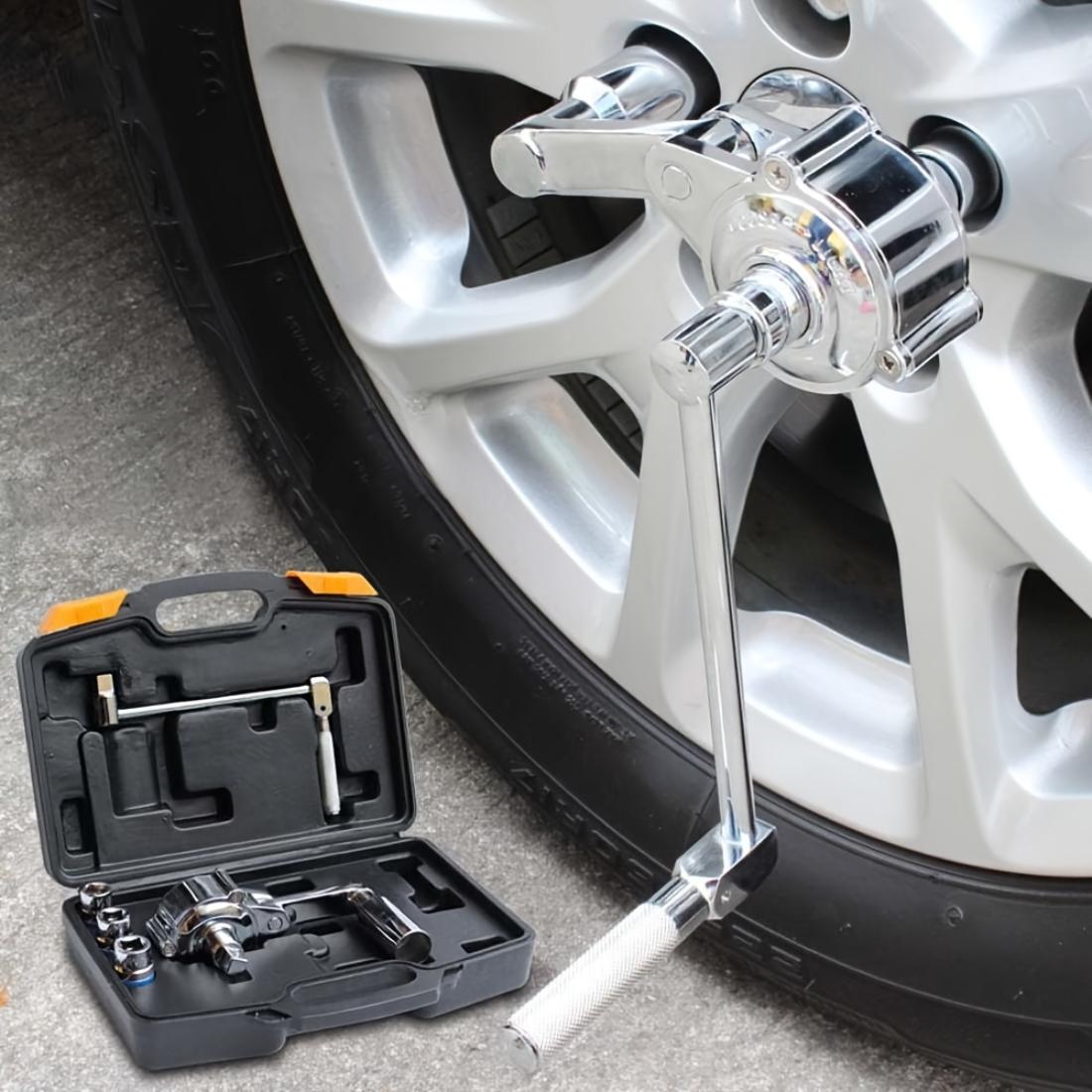 1:16 Heavy Duty Torque Multiplier, 320NM Labor-Saving Wheel Nut Remover With 17/19/21mm Sockets Perfect Auto Tire Changing Repair Tool
