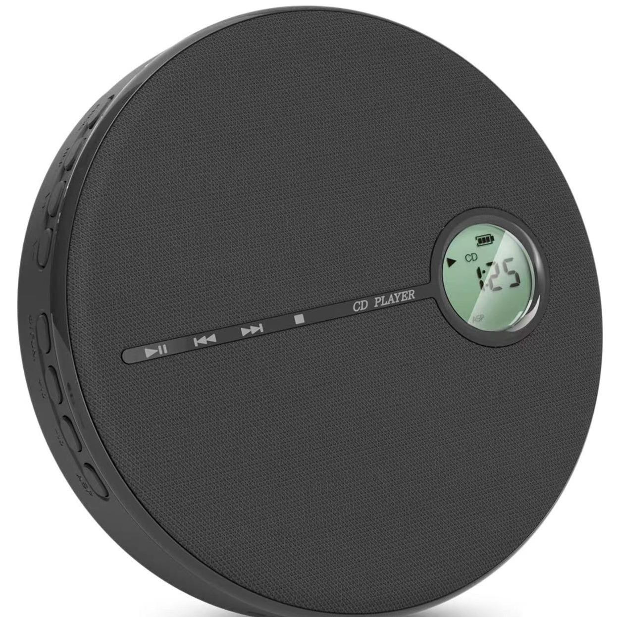 Multifunksjonell Bluetooth CD-spiller, USB Dual Speaker Stereo, Audio Output, AB Repeater