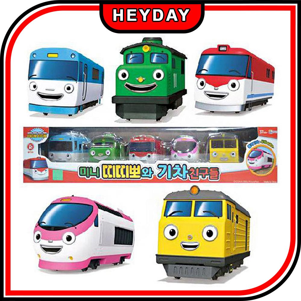Titipo and Train Friends 5 pieces Set Pull Back Car Toy