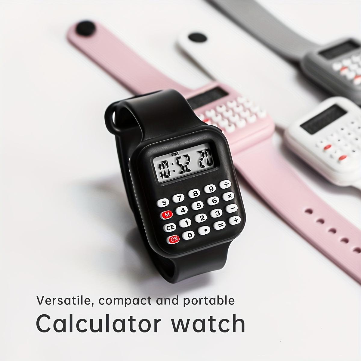 Multifunctional Student Party Electronic Calculator Kids Watch with Date Function, Digital Display, Party Festival Gift