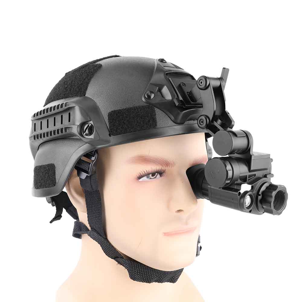 NVG10 Kopfmontiertes Nachtsicht-Monokular-Zielfernrohr WIfi Jagd Digitaler Helm Nachtsichtbrille mit 200m/656ft Sichtbereich