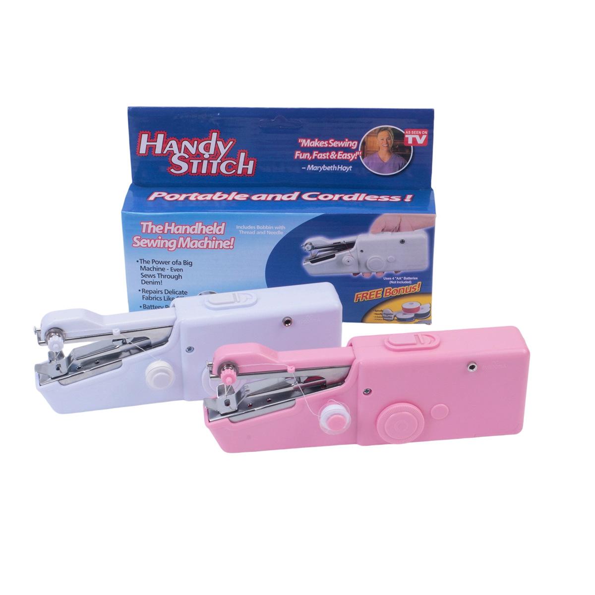 Handheld Portable Sewing Machine Mini Home USB Electric Sewing Machine with Needle and Thread Set