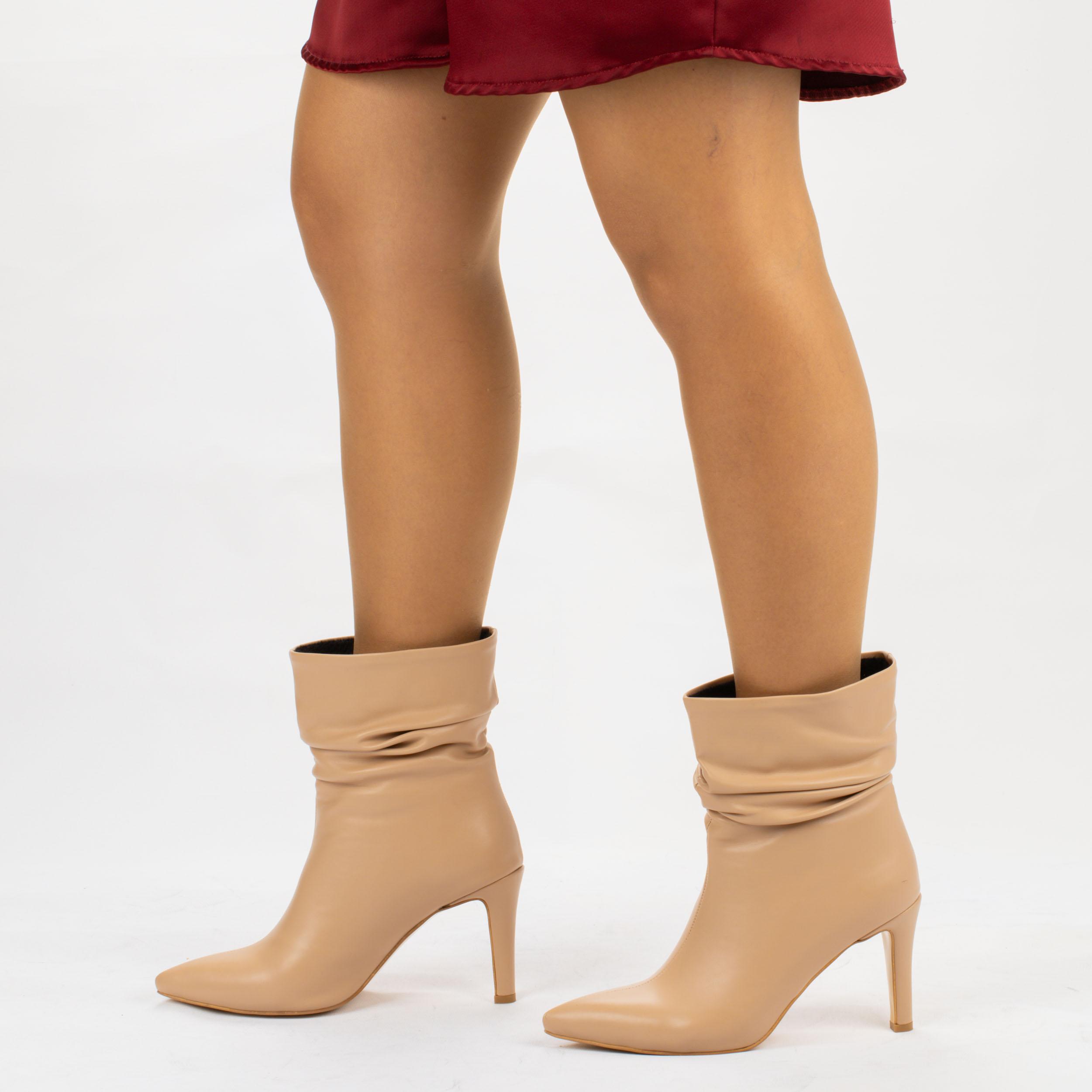 Women's Pointed Toe Thin Heeled Classic Boots