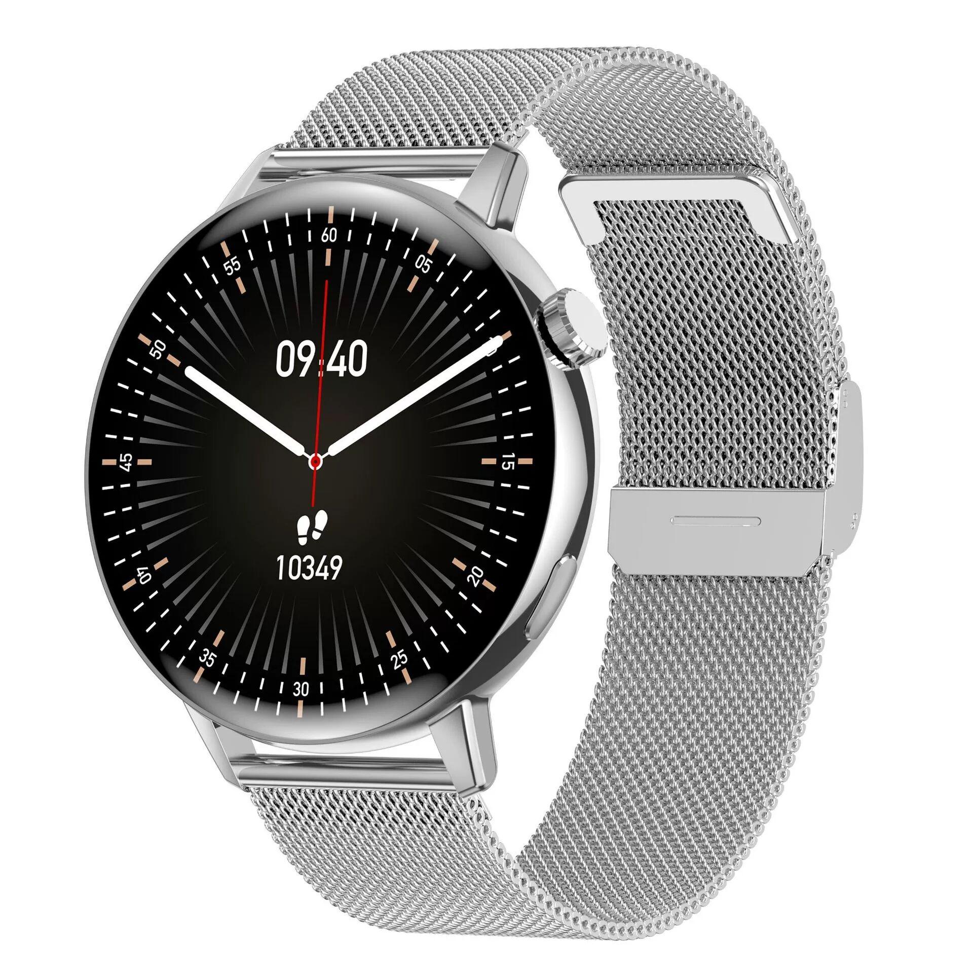 Hodinky SACOSDING Dámské chytré hodinky 1,32" celoobrazovkový dotykový DIY obličejový srdeční tep Fitness Tracker Sportovní hodinky pro Android IOS Nové hodinky Dámský dárek