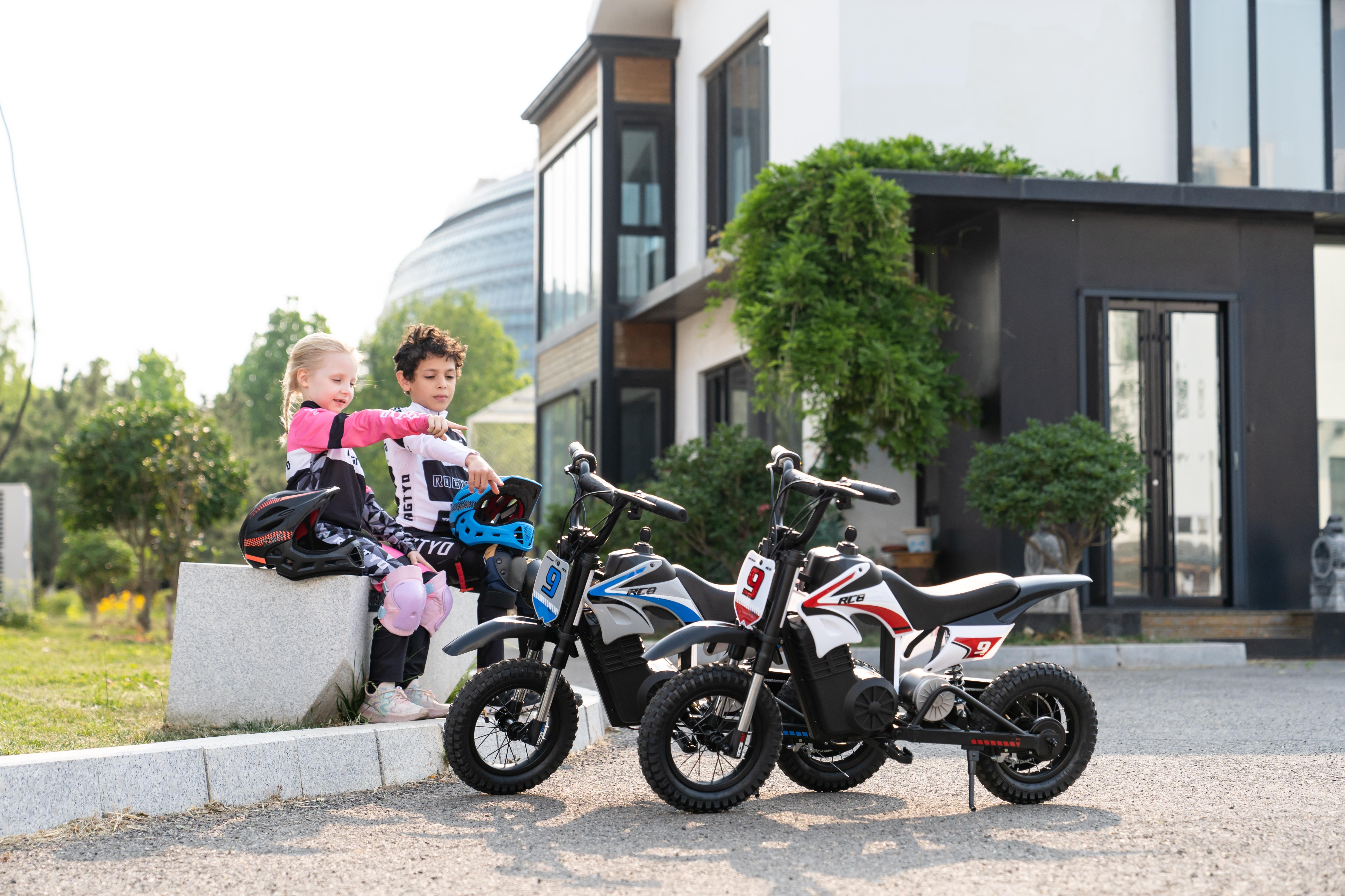 Moto elettrica per bambini - RCB - R9X PRO - 350W - Batteria 36V 5.2Ah - 3 velocità