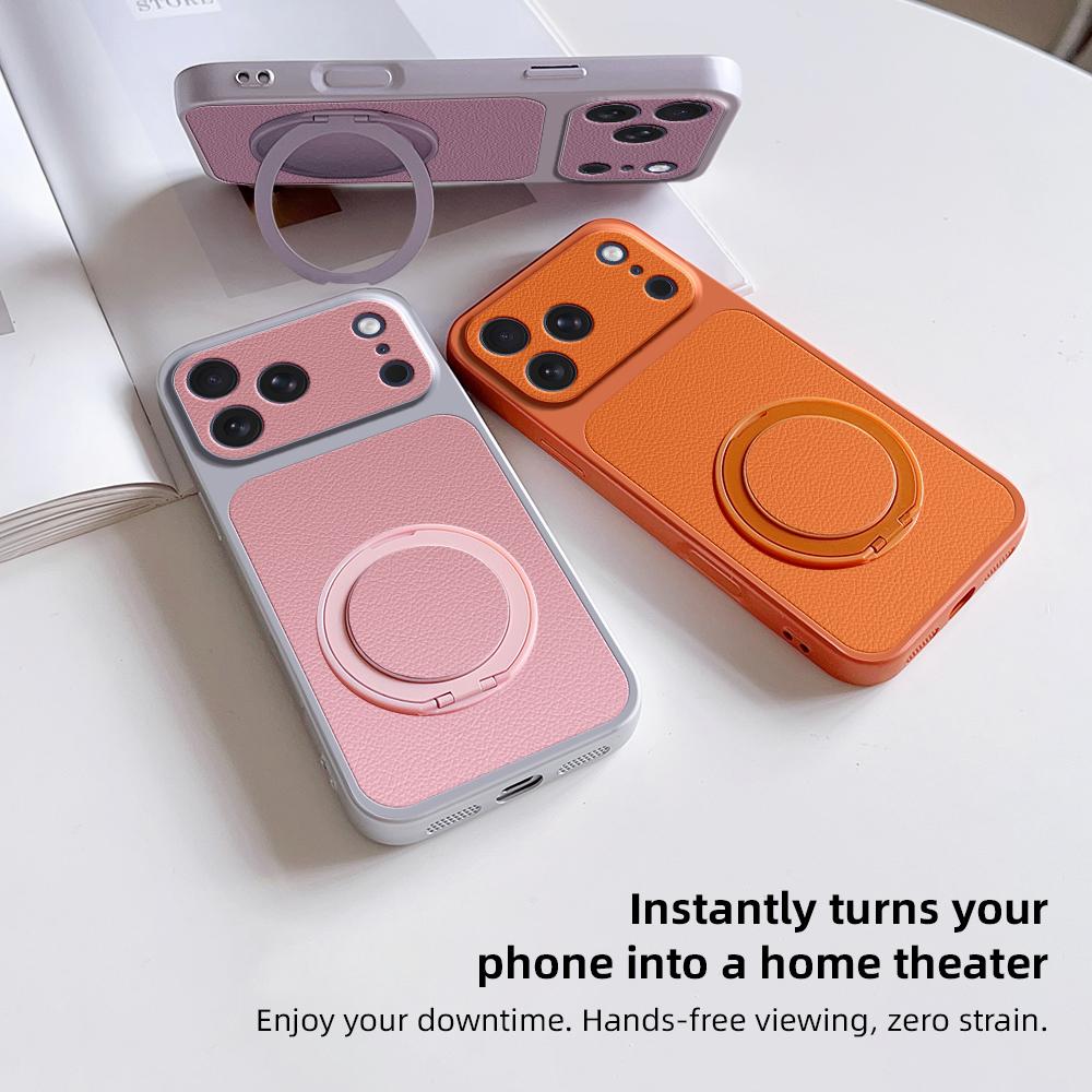 Leather Grain Phone Case For Huawei Nova 16 15 14 13 12 11 10 Pro Ultra 4G 5G with Kickstand Cover