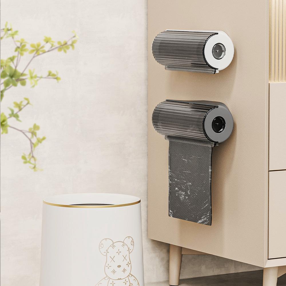 Wall-mounted Garbage Bag Storage Artifact Kitchen Dedicated Bag Storage Box Large Capacity Toilet Plastic Convenient Bag