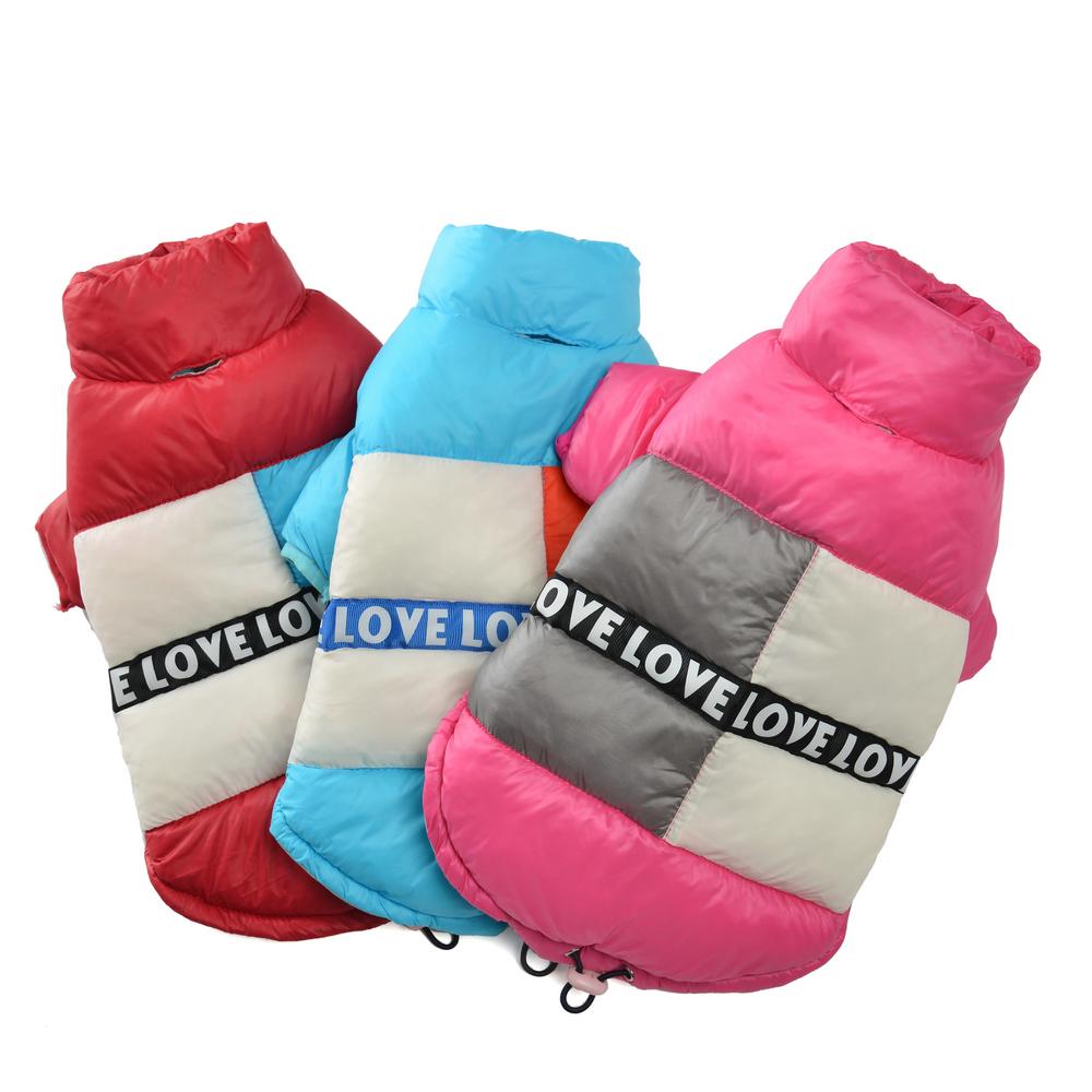 Fashion Pet Dog Jacket Coat Waterproof Winter Warm Fleece Puppy Dog Clothes Outfits Hooded Clothing Chihuahua