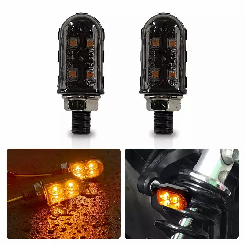 SEAMETAL Motorcycle LED Turn Signal Lights Motorcycle Blinker Motorcycle Accessories