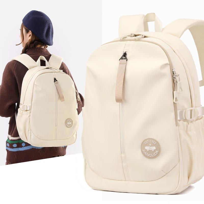 2026 New Burden Reducing Girl's Backpack Large Capacity Lightweight Waterproof Nylon School Bags Multi-layer Thickened Shoulder Strap Student Ruckpack
