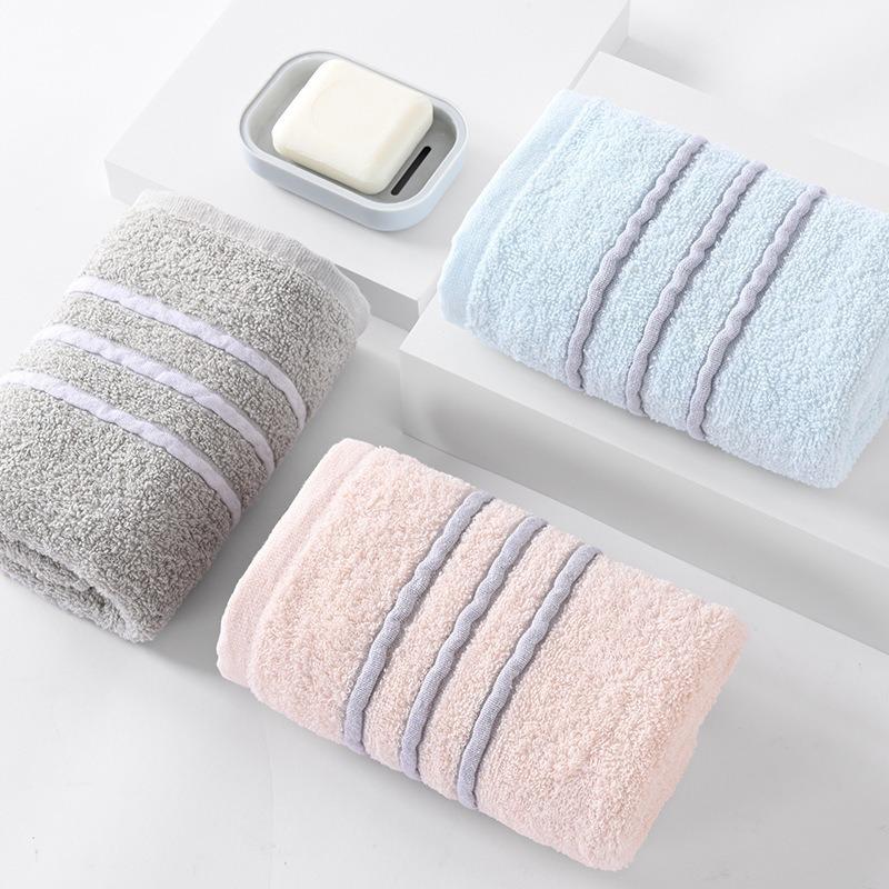 Cotton Towels, Jacquard, Household Towels, Unisex, Absorbent Towels, Headscarves