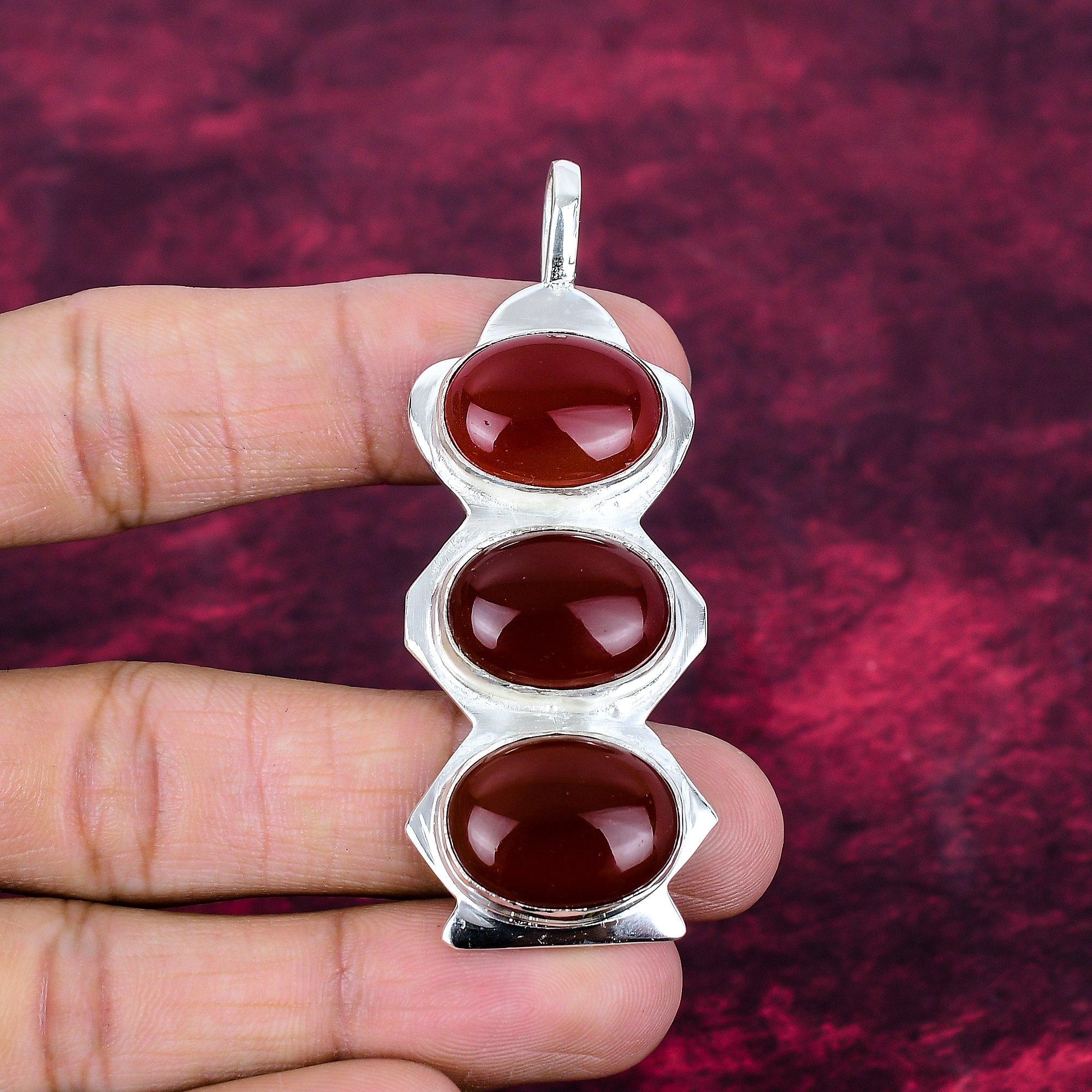 Carnelian 925 Solid Sterling Silver Earrings, Handmade Gemstone Earrings Jewelry, Gifts For Wife Brand New Earrings