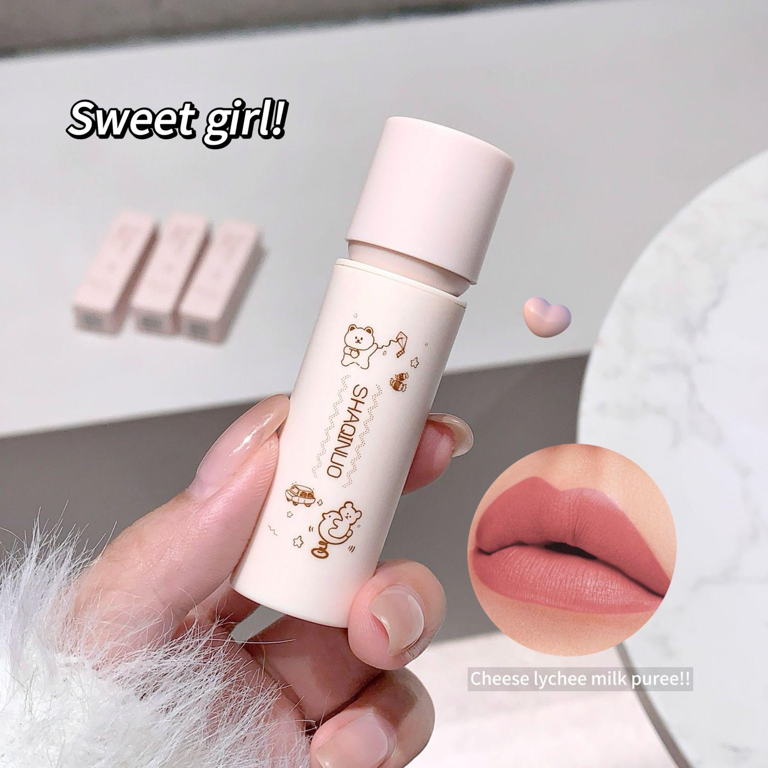 SHAQINUO Cloudy Lip Clay Colours Matte Lip Mud & Design Cosmetics Lip Mud For Daily Makeup Application