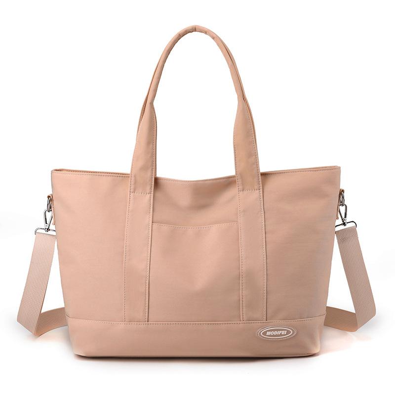 Large Capacity Tote Bag, Single Shoulder Bag, Casual Women's Solid Color Handbag