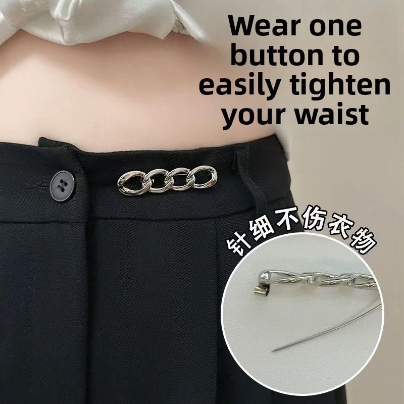 1PCS Jeans Waist Artifact Waist Change Small Pants Waist Tightening Adjustment Buckle Versatile Brooch Pin Waist Buckle