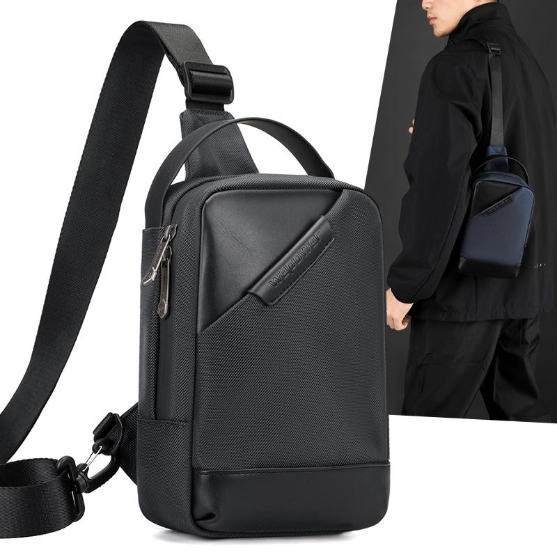 Men's Fashion Crossbody Bag - Versatile Chest Shoulder Pack for Commuting & Daily Use (Compact Yet Spacious Mobile Storage)
