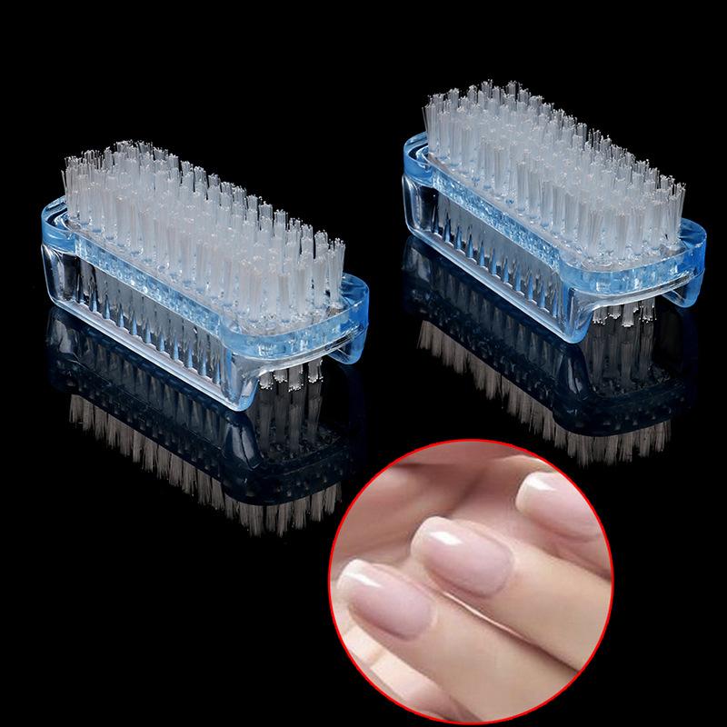 Double-Sided Nail Cleaning Brush, Manicure and Pedicure Tool, Ideal for Fingernails and Toenails