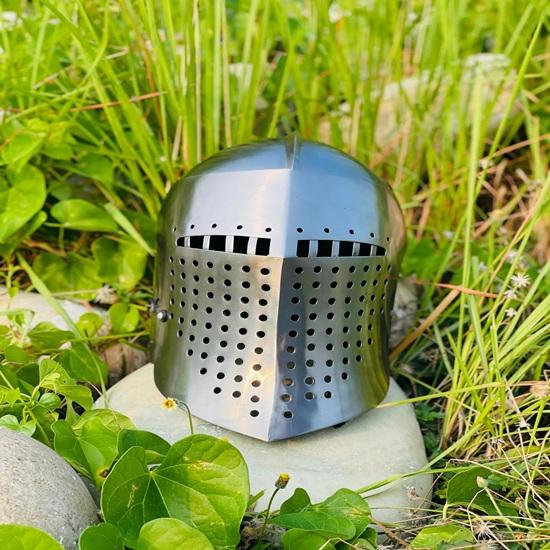 Griffin Bascinet Visor Helmet Knight Medieval Helmet 18 Gg Steel Helmet Perfect For Cosplay Best Gift for Him