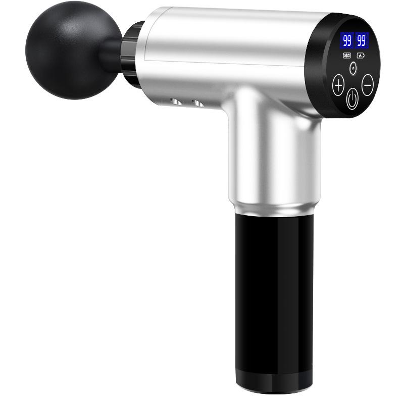 Fascial Gun Muscle Massaging Relax Recovery Soreness Pain 99 Gears Fascia Gun Relief Slimming Shaping Massager 4 Heads Gym Aiding