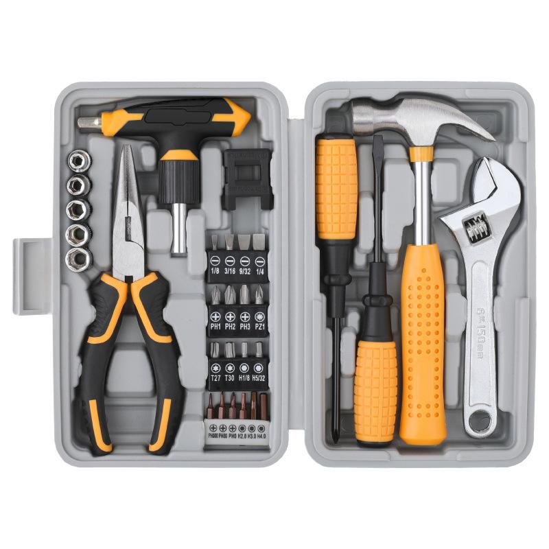 30pcs Multi-Function Hardware Hand Tool Kit Screwdriver Wrench Tool Set
