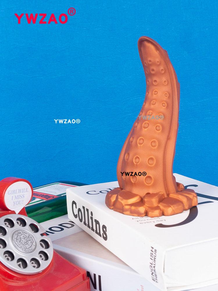 YWZAO Anal Plug Tentacle Liquid Silicone Sucker G74