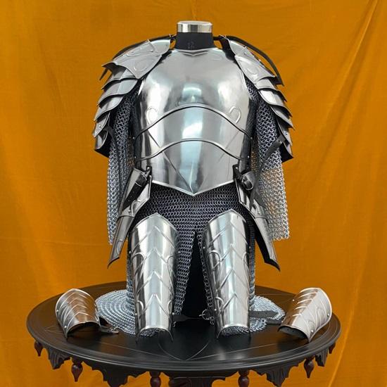 Elfí královna Celokovová zbroj Středověký fantasy bojovnický kostým LARP Cosplay Bojová zbroj pro ženy