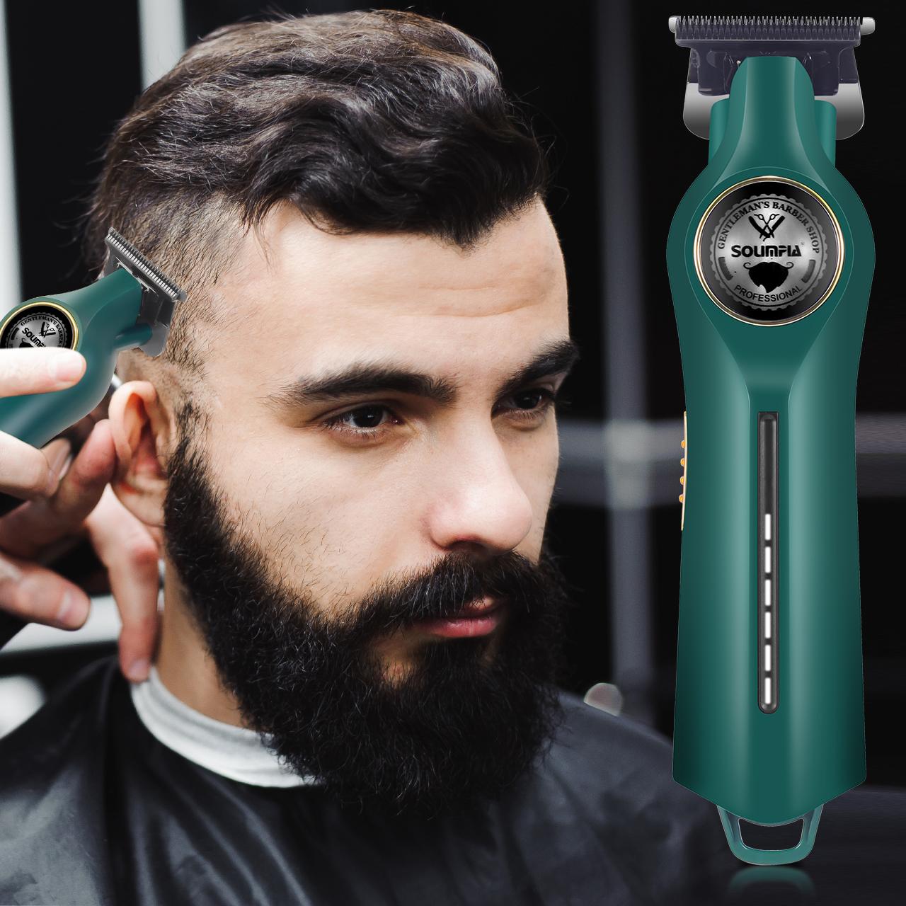 Professional Hair Clippers for Man Cordless Barber Clippers for Hair Cutting Grooming Rechargeable Beard Trimmer