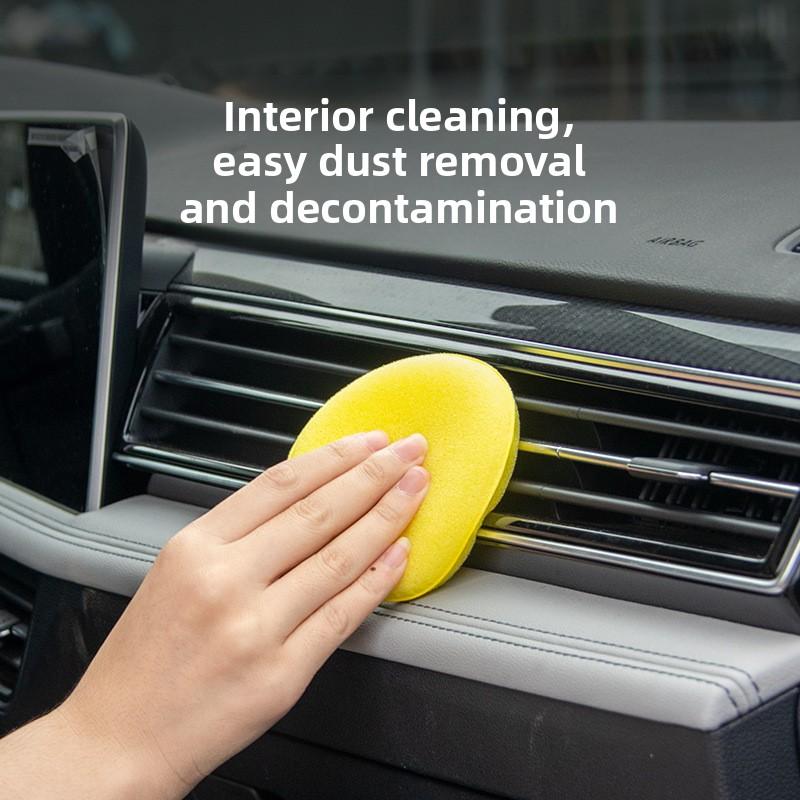 12/6PCS Polishing Sponge Wax Car Applicator Pad Foam Wax Car Polisher Cleaning Pad For Cleaning Car Waxing Sponge Auto Parts