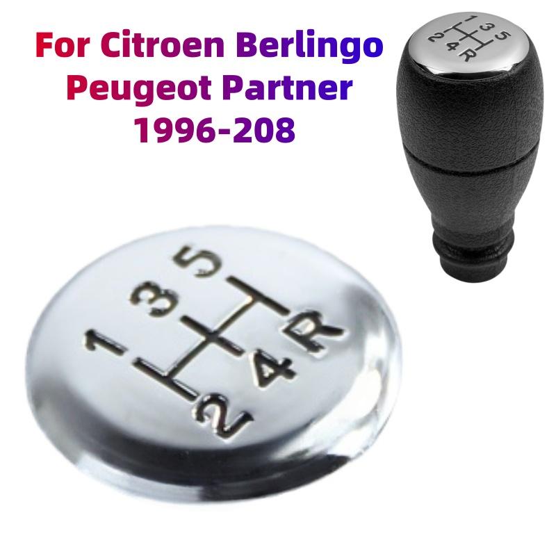 Gear Shift Knob Number Emblem Cap For Citroen Berlingo Peugeot Partner 1996 -2008