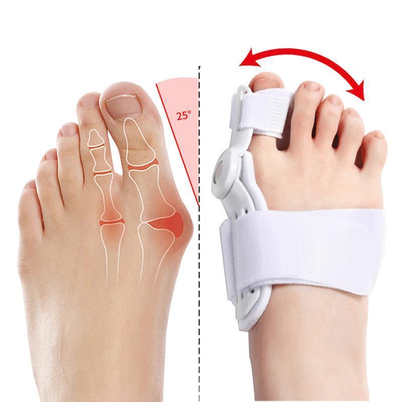 2ks ortopedický nástroj Big Toe Valgus Corrector Nástroj pro péči o nohy na hřebínky