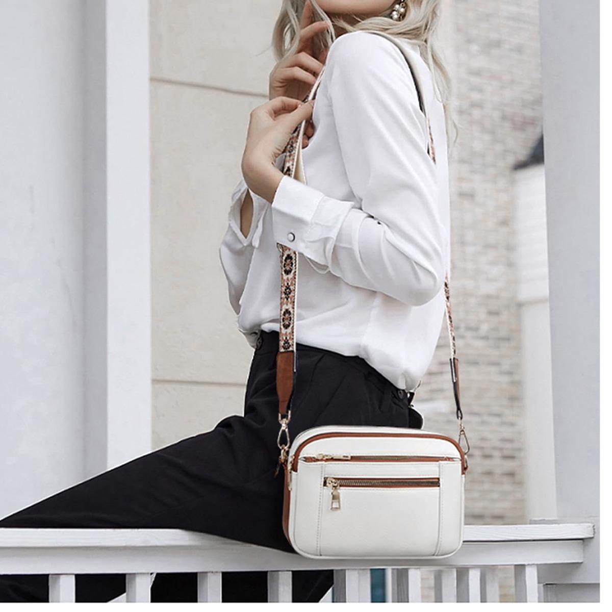 Color-blocking, Multi-functional Bags, Zippers, Crossbody Bags, Square Bags, Single-shoulder Bags, Wallets, Adjustable Shoulder Straps