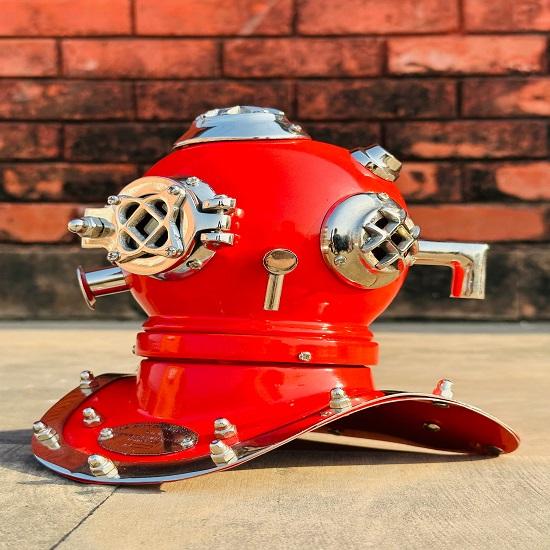 Mini Diving Helmet 15.24 Cm Diving Divers Helmet Marine Scuba Diving Helmet Nautical Table Top Diving Helmet Home Office Decorative
