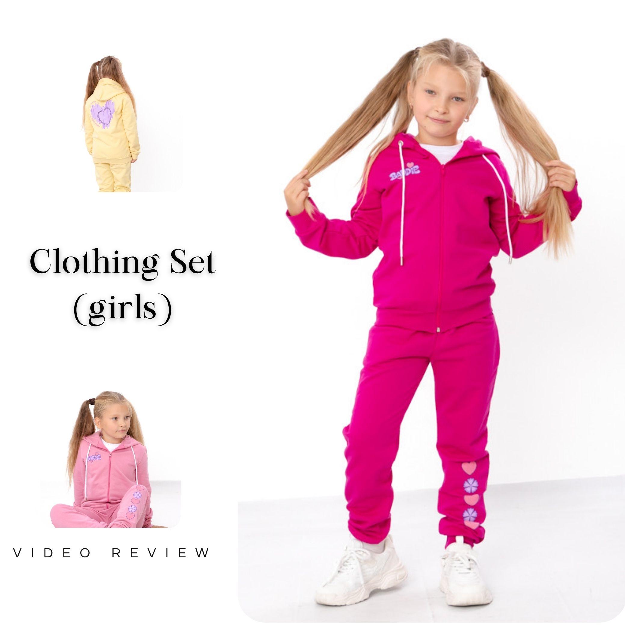 Dívčí sportovní souprava – Módní vzhled & Vysoce kvalitní materiál, Polosezónní, 6018-023-33-3 HC