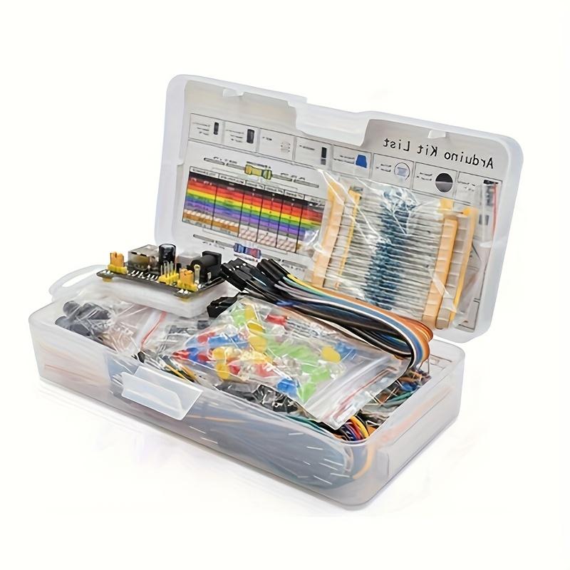 1 Box DIY Electronics Components Kit Project Starter Electronic DIY Kit With 830 Tie-points Breadboard For Arduino R3 With Box