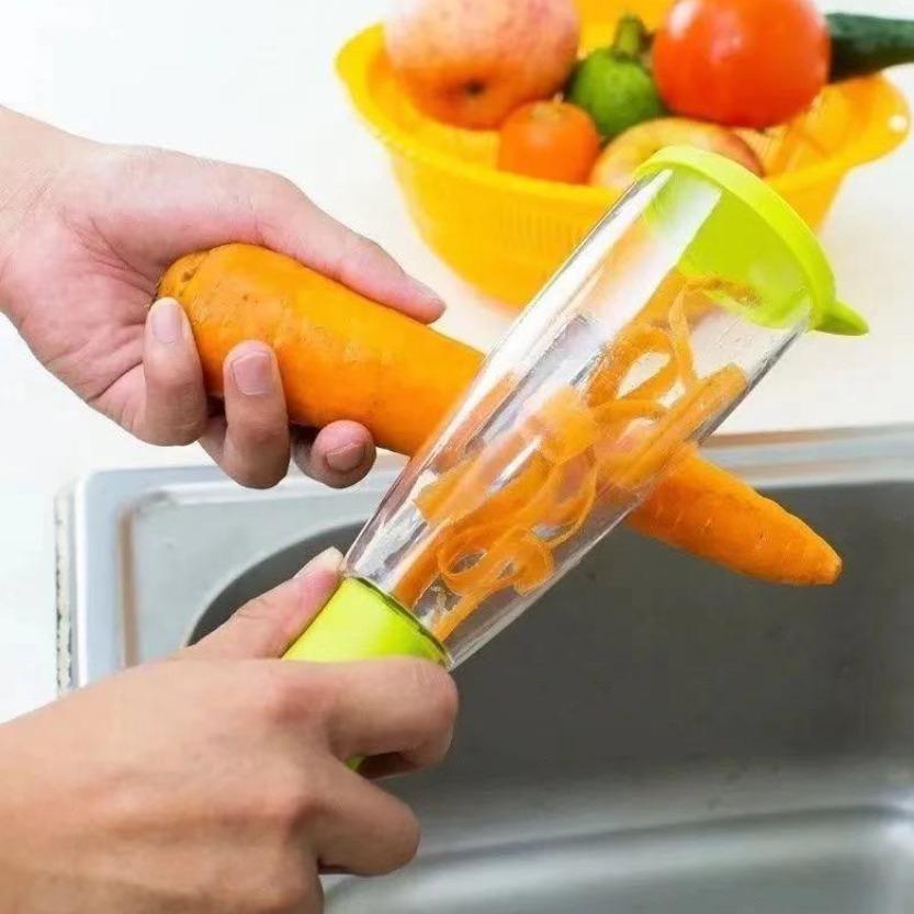 Multifunctional Stainless Steel Storage Vegetable and Fruit Peeling Knife Planer Loofah Peeler Household Fruit Peeler Peeler