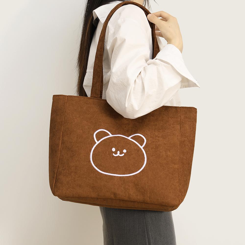 Bag Tote Bag Women Large Capacity Handbag Cloth Bag Shoulder Bag Ladies Commuting High-end Sense Light Luxury Cute Korean Style