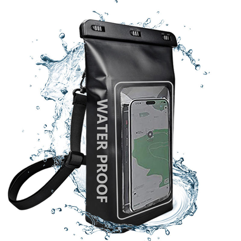 2L Swimming PVC Dry Pack Touch Screen Outdoor Waterproof Shoulder Kayak Bags Trekking Drifting Rafting Surfing Boating Bag