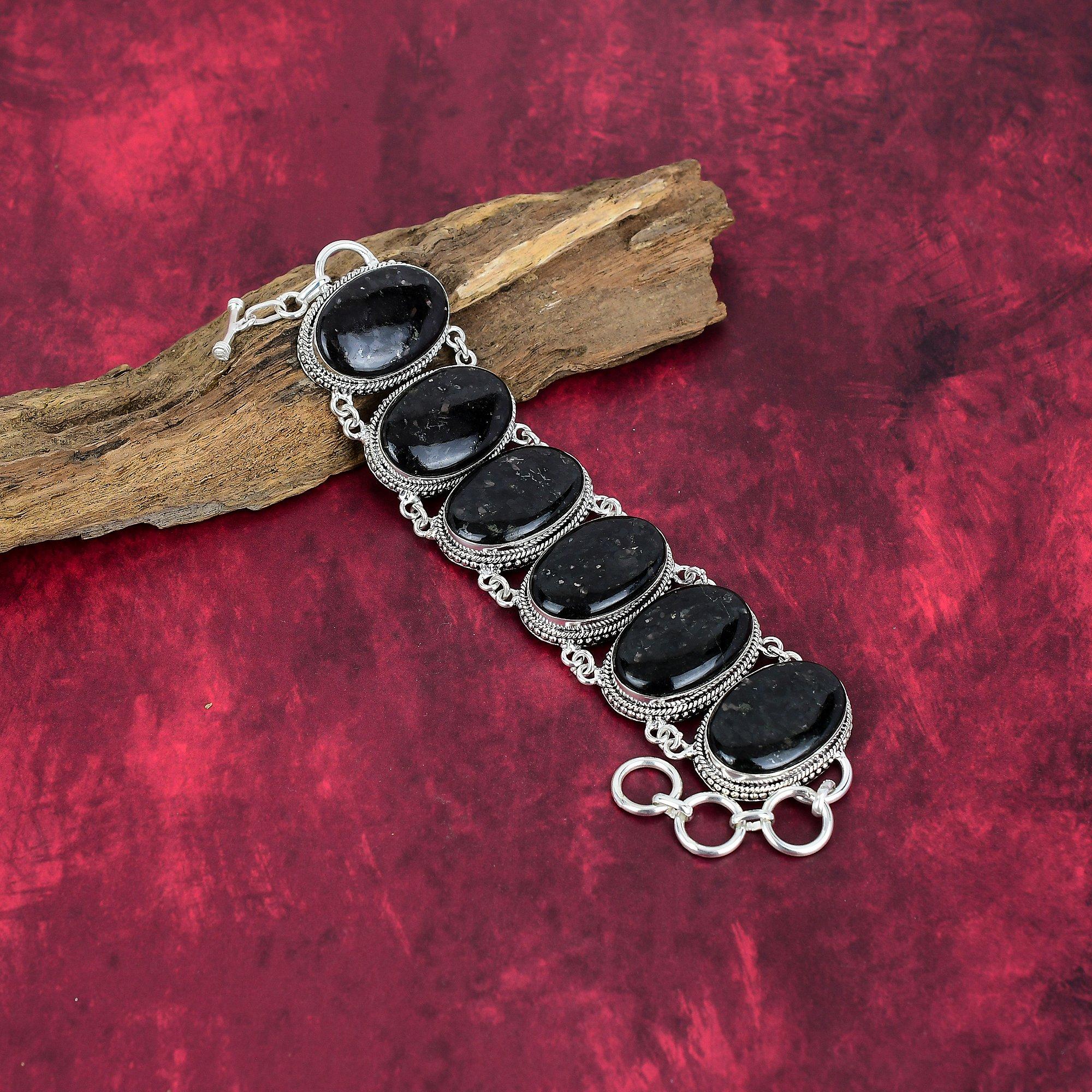 Nummite Bracelet, 925 Solid Sterling Silver Gemstone Jewelry, Handmade Bracelet, For Thanksgiving