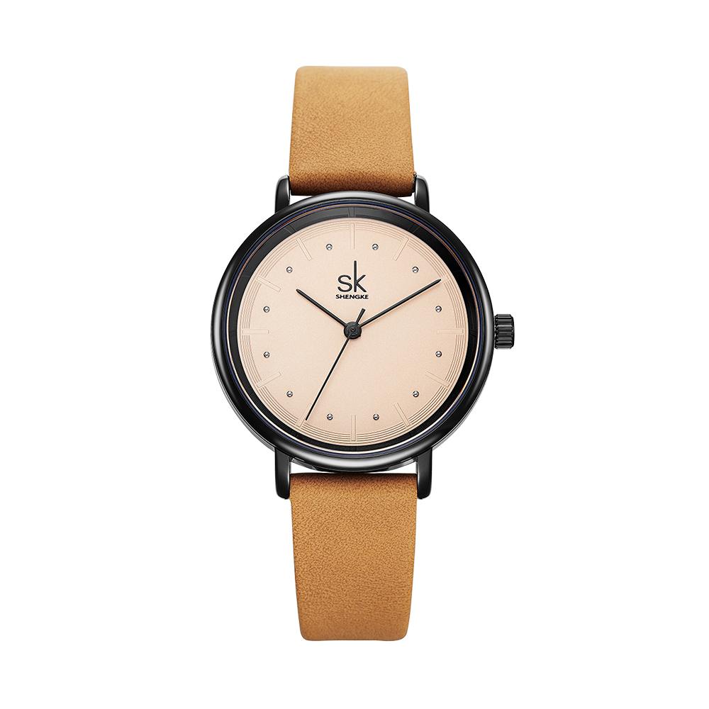 Shengke Sample Styles Ladies Watches Original Design Women's Quartz Wristwatches Best Gifts Clock