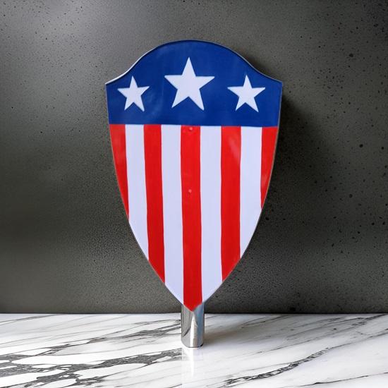 60.96 Cm Viking Shield Full Metal Shield for Cosplay and Home Decorative Medieval Shield