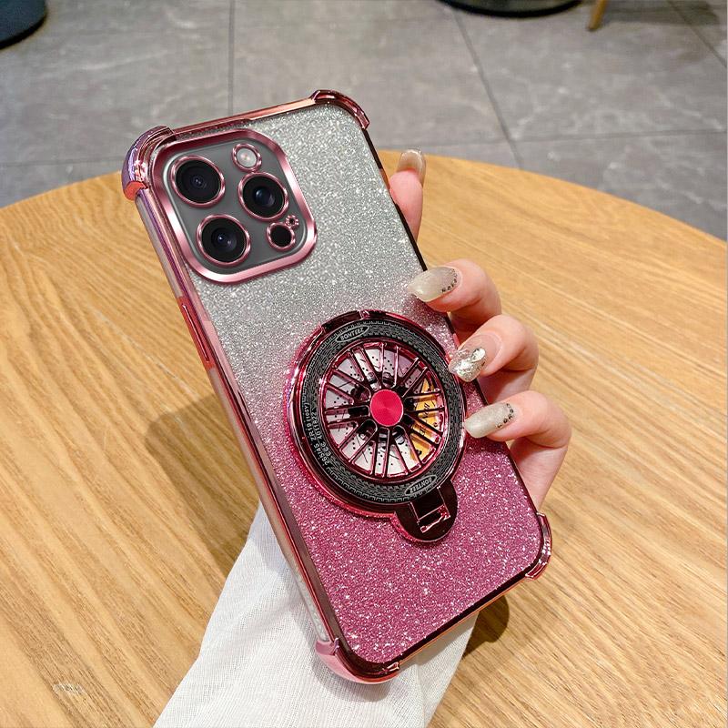 Glitzerverlauf Handyhülle Für Honor X80i X70 X70i X60 X60I X50 X50i X40 X40I X30i X20 X10 Pro Plus Hülle mit drehbarem Ringständer