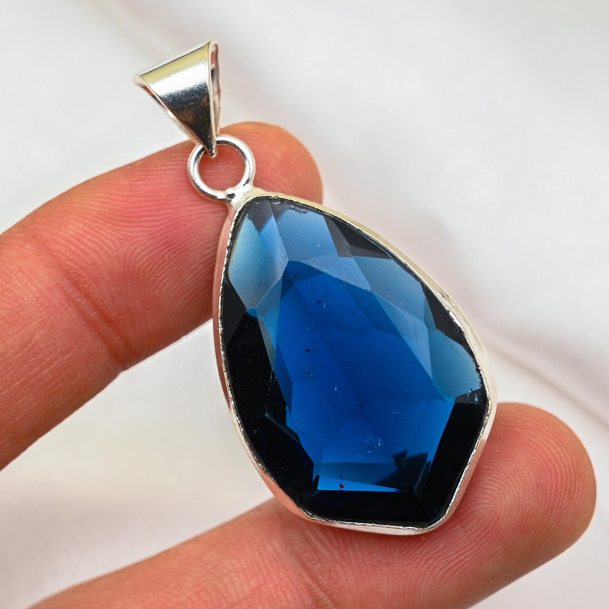 Alexandrite Pendant, Handmade Gemstone Pendant, 925 Solid Sterling Silver Pendant Antique Jewelry, For Engagement Gift