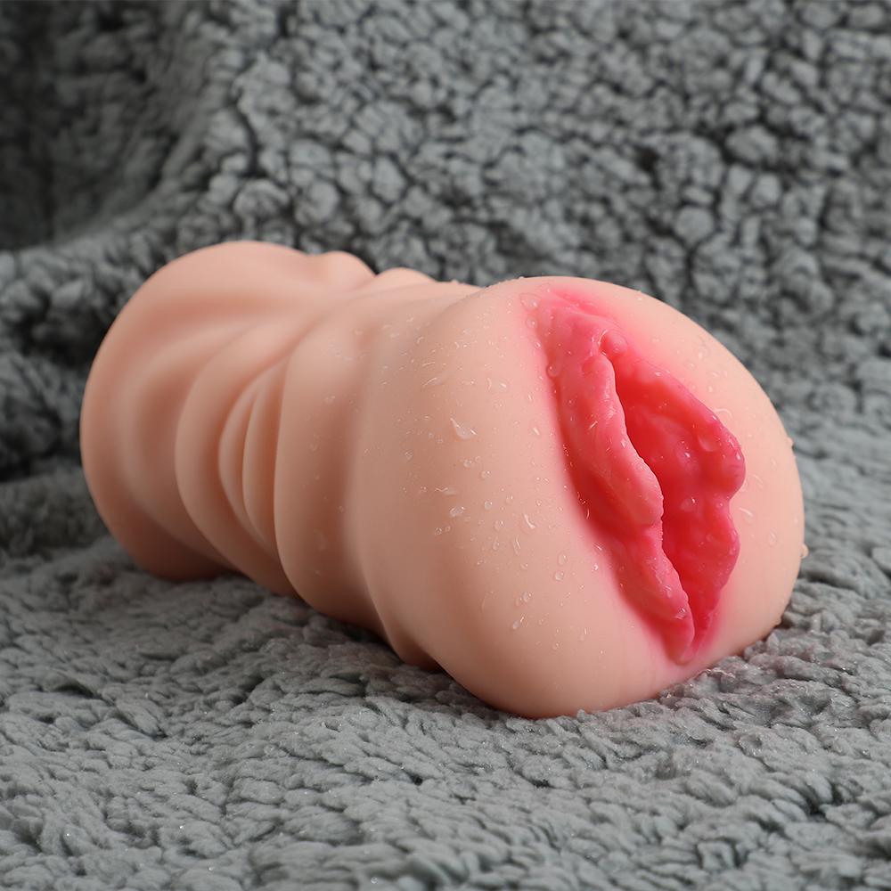 2 In 1 Male Masturbator Adult Sex Toys, 3D Textured with Sexy Realistic Vagina Tight Anus, Mens Stroker Sex Doll for Man Masturbation 660g