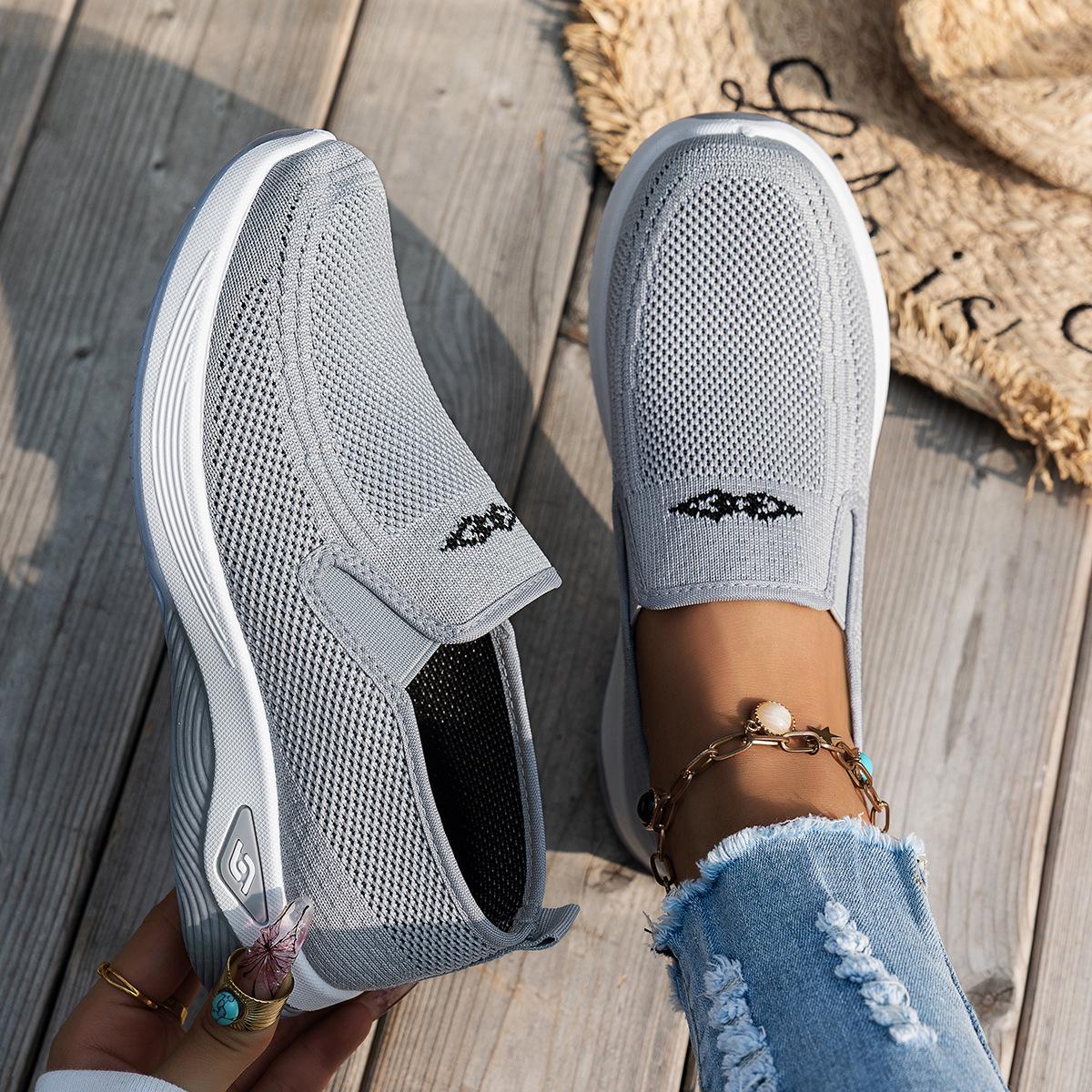 Scarpe da Donna, Traspiranti, in Maglia, Leggere, Comode, Scarpe da Passeggio, Casual, Scarpe da Esterno