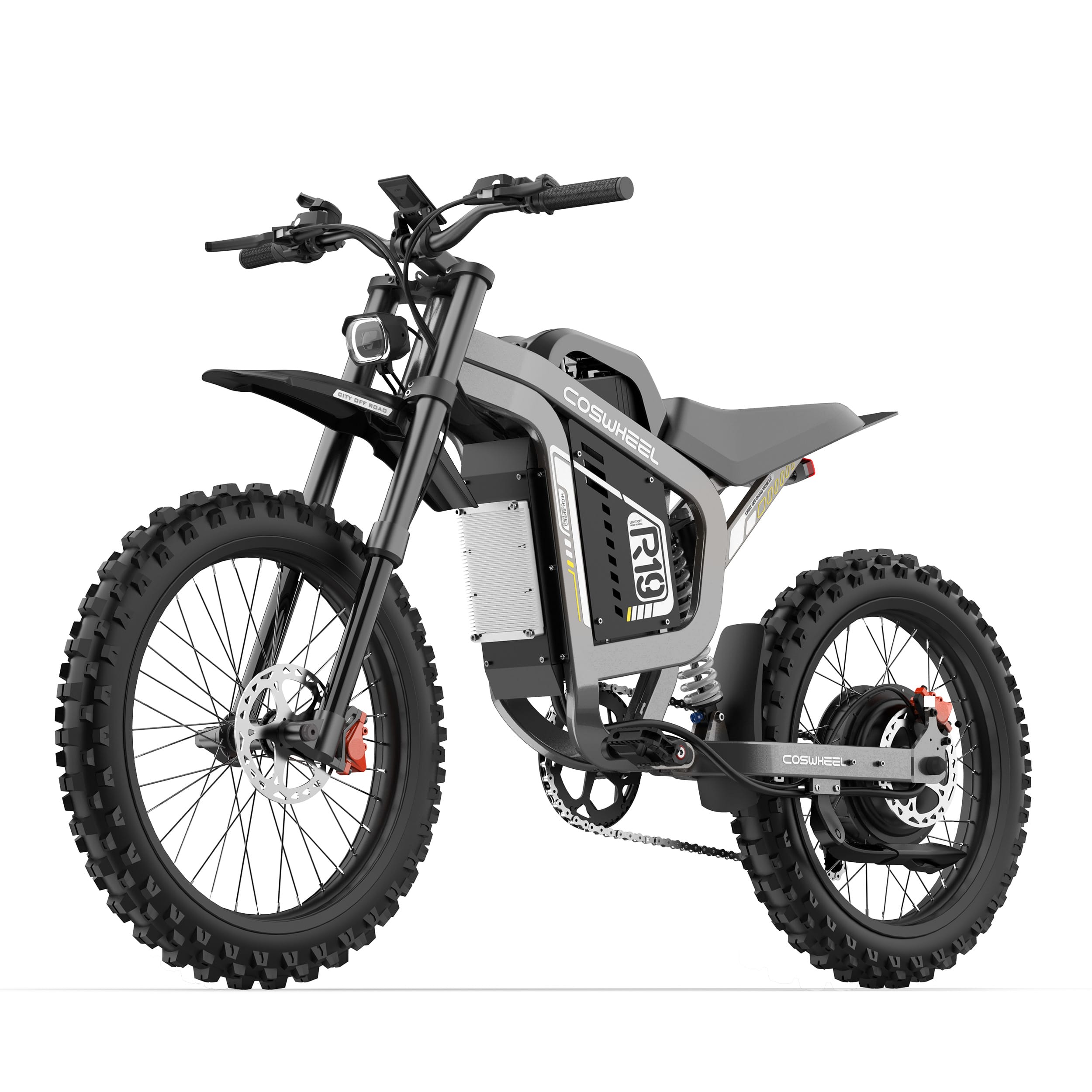 COSWHEEL R19 19" Electric Dirt Bike 3000W Motor 72V 40Ah Battery