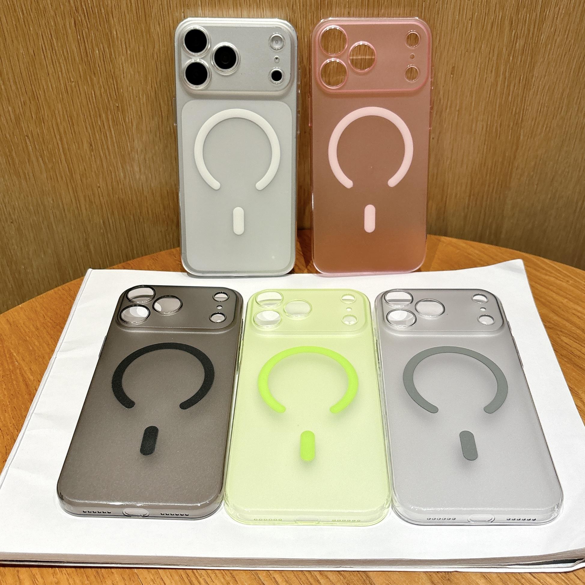 Premium Anti-Yellow Magnetic Phone Case For iPhone 17 Air 16 Plus 15 14 13 12 Pro Max Shockproof Wireless Charging Full Body Protection Back Cover